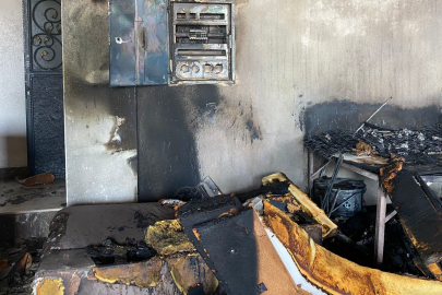 Antalya Serik'te evin deposunda çıkan yangın söndürüldü