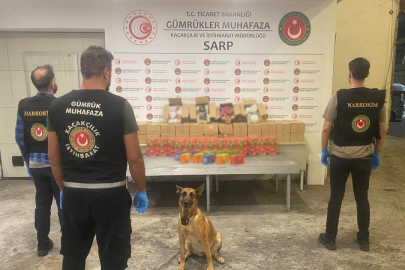 Sarp Sınır Kapısı ve İstanbul'da 601 kilogram uyuşturucu ele geçirildi