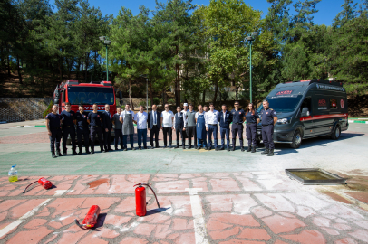 Büyükşehir Belediyesi İştiraki Burfaş&nbsp;tesislerinde yangın tatbikatı