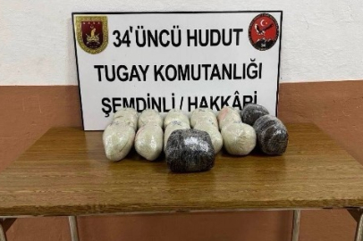 İran hudut hattında 14 bin 342 gram uyuşturucu madde ele geçirildi