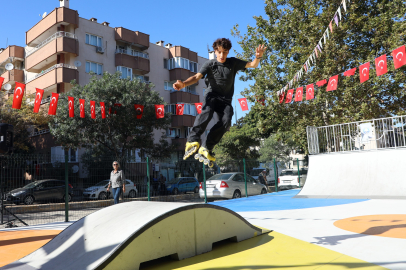 Bursa Mudanya’nın ilk kaykay parkı hizmete açıldı