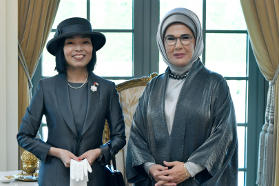 Emine Erdoğan, Japonya Altes Prensesi Mikasa ile görüştü