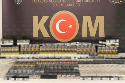 Kocaeli'de 700 paket gümrük kaçağı sigara ele geçirildi