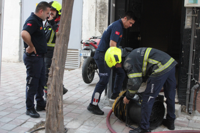 Aydın'da kızartma yağından çıkan yangın paniğe neden oldu