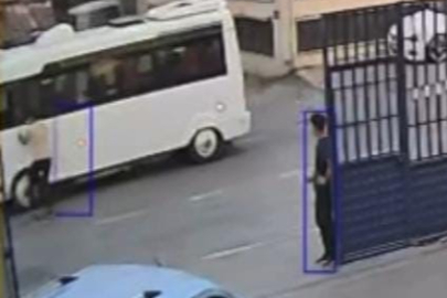 Bursa'da sürücüsüz minibüs dehşeti! Kahramanlık anları kamerada...