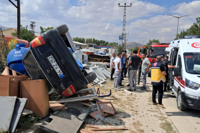 Muş’ta kontrolden çıkan otomobil hurdacıya girdi: 2 yaralı