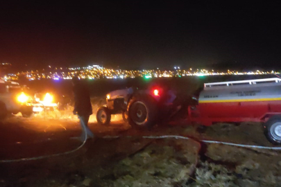 Balıkesir Cunda Adası’nda korkutan makilik yangını