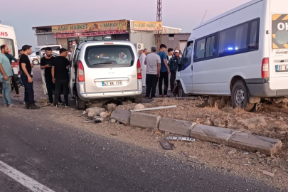 Mardin'de zincirleme trafik kazası: 9 yaralı