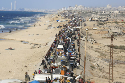 Uydu görüntüleri Gazze’de kitlesel göçü ortaya koydu