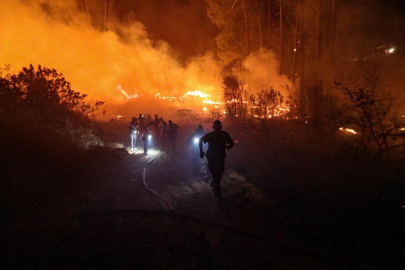 Alanya'da ormanlık alanda yangın çıktı