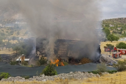 Kayseri'de mobilya fabrikasındaki yangın kontrol altına alındı