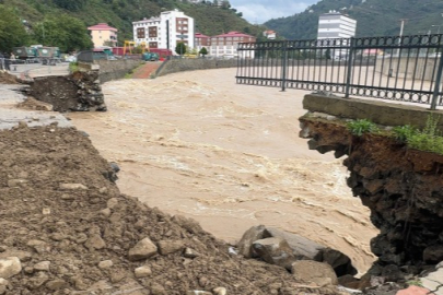 Giresun'da sağanak: Mahsur kalan 19 kişi kurtarıldı