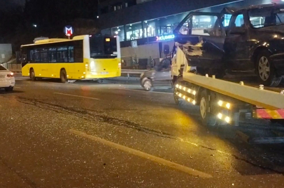 İstanbul'da D-100'de zincirleme kaza: 1 yaralı