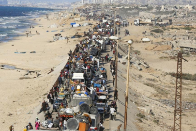 Gazze'den göç eden Filistinliler, "bir ölümden diğerine gidiyor"