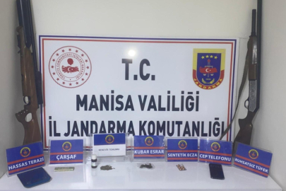 Manisa Salihli’de zehir tacirine operasyon