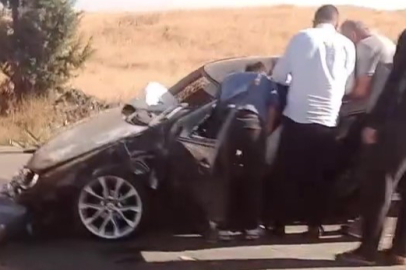 Amasya Merzifon’da otomobil takla attı: 1 yaralı