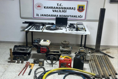 Kahramanmaraş’ta define avcılarına operasyon: 10 kişi yakalandı