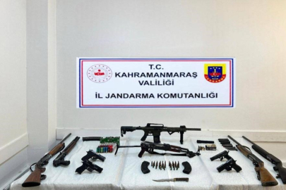 Kahramanmaraş’ta silah kaçakçılarına baskın: 2 tutuklama