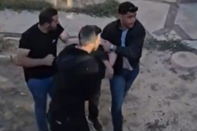 Konya'da cezaevi firarisinin yakalandığı anlar kameraya yansıdı