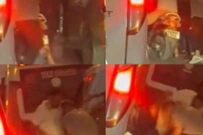 Mersin'de motosikletli şahıslar, tartıştıkları araç sürücüsünü darbetti