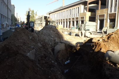 Malatya'da çarşı inşaatında göçük: 1 yaralı