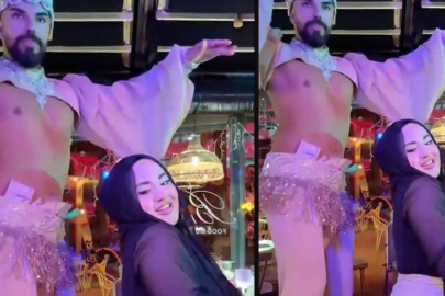 Başörtülü kadının gece kulübündeki dansı tepki çekmişti! Harekete geçildi...