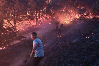 Sakarya’da makilik alanda çıkan yangın söndürüldü