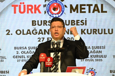 Türk Metal Sendikası Bursa Şubesi 2. Olağan Genel Kurulu'nu yaptı