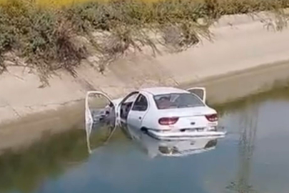 Adana’da otomobil sulama kanalına devrildi: 1 ölü, 2 yaralı