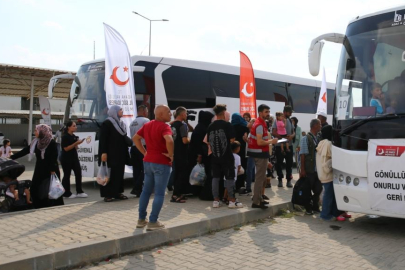 9 ayda 509 bin Suriyeli ülkesine döndü