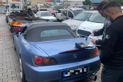 Kocaeli'de drift atan sürücüye 50 bin TL ceza