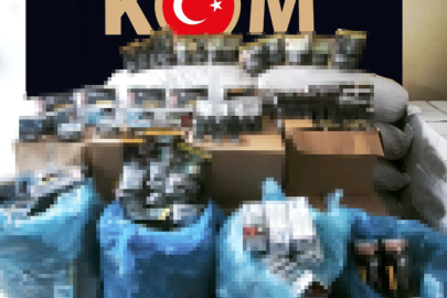 Kocaeli'de kaçak tütün ve elektronik sigara operasyonu