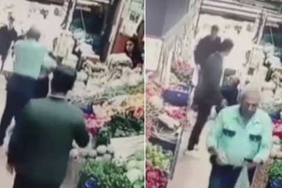 Markete köpeğiyle giren kadına yumrukla saldırdı! Kulak zarı patladı...