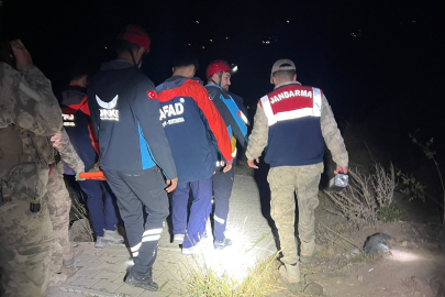 Tunceli’de kayalıklardan düşen kadın kurtarıldı