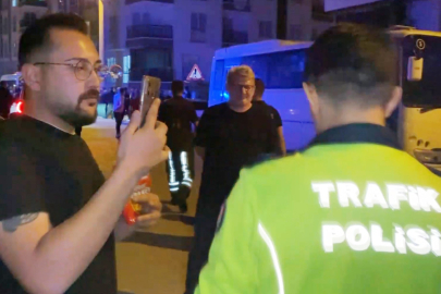 Aksaray'da "artistlik yapıyorum" dedi, kraker yiyip polise zor anlar yaşattı