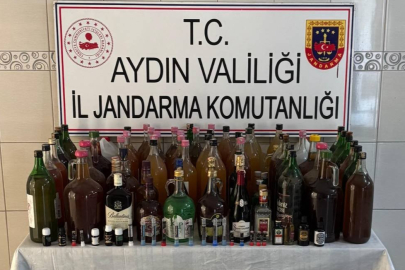 Aydın Bozdoğan’da kaçak alkol operasyonu