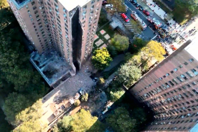 New York'ta 17 katlı binada patlama sonucu kısmi göçme meydana geldi