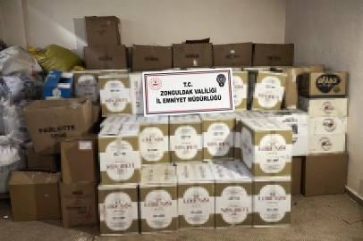 Zonguldak'ta kaçak tütün ve çay operasyonu: 3 gözaltı