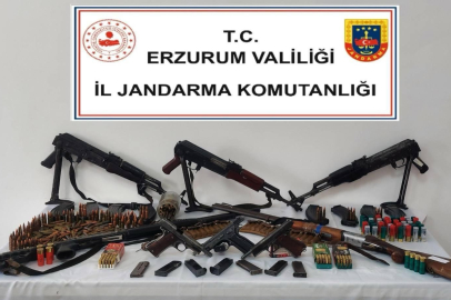 Erzurum'da jandarmadan silah operasyonu