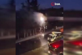 İstanbul Büyükçekmece’de elektrik kablolarında korkutan yangın