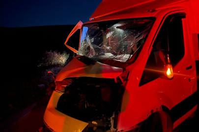 Mardin'de kamyonet ile traktör çarpıştı: 2 yaralı