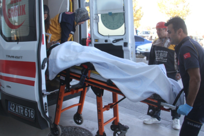 Konya'da inşaattan düşen işçi yaralandı