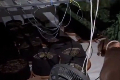 Düzce'de eve düzenlenen operasyonda uyuşturucu imalathanesi ortaya çıkarıldı