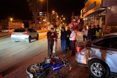 Osmaniye’de motorsiklet ile otomobil çarpıştı: 2 kişi yaralandı