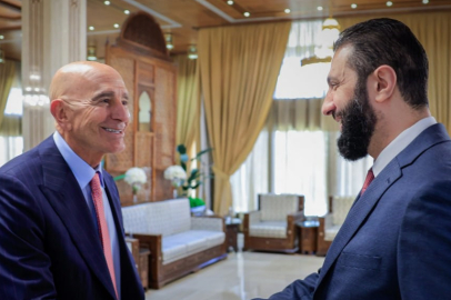 Suriye Devlet Başkanı Eş-Şara ile ABD temsilcisi Barrack görüştü