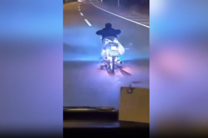 Bolu'da trafik güvenliğini tehlikeye sokan motosikletliye 49 bin 680 lira ceza kesildi