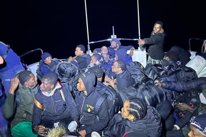 Muğla Fethiye açıklarında 46 düzensiz göçmen yakalandı