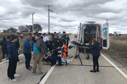 Tekirdağ Muratlı’da trafik kazası: 1 yaralı
