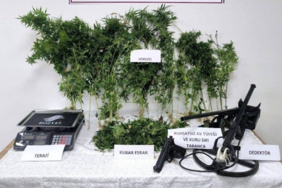 Tokat'ta jandarmadan eş zamanlı uyuşturucu operasyonu: 2 tutuklama