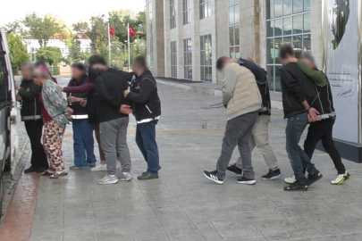 Uşak'ta uyuşturucu operasyonunda 7 kişi tutuklandı